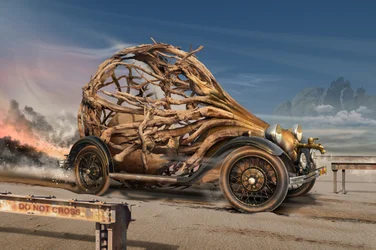 Carro Steampunk Root