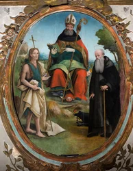 Retábulo de Santo Agostinho (retábulo de Galleani), c.1522 (têmpera sobre painel)