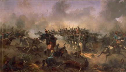 Terceira Guerra da Independência, Príncipe Umberto na praça de Villafranca, 24 de junho de 1866 de Raffaele Pontremoli