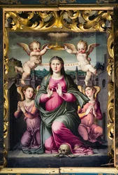 Madonna delle Grazie (óleo sobre painel)