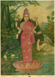 Lakshmi Embellished, de Ravi Varma Press