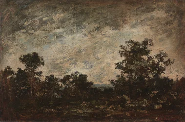 Acampamento índio, c.1890 (óleo sobre tela)