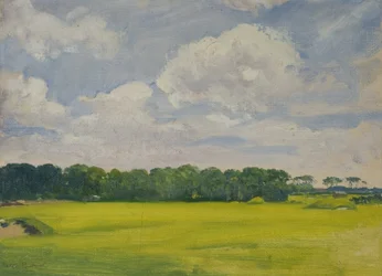 Campo de Golfe Benton (óleo a bordo)