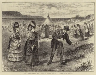 O Westward Ho! Clube de golfe feminino em Bideford, Devon