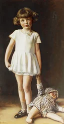 Menina com uma boneca