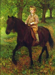 Através do Bosque (óleo sobre tela)