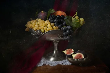 Natureza-morta vintage com fruta