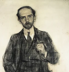 Retrato de Pio Baroja. c.1904 - 1905 (desenho)
