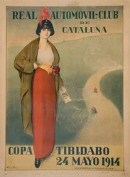 Clube real do automóvel de Catalonia Pôster