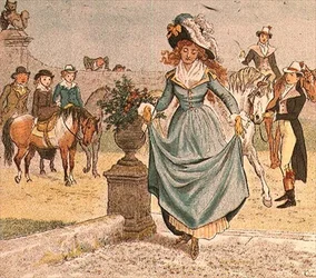 Uma bela dama, de Ride-a-cock-horse to Banbury Cross