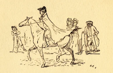 John Gilpin parte em sua jornada para Edmonton, 1878, c1918.