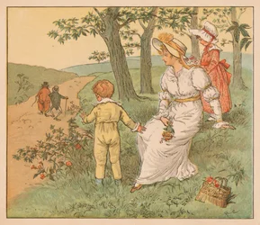 Caminhando para Mouseys Hall, c1883.