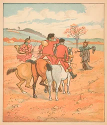 ... a primeira coisa que eles encontraram, era um bicho papão, em um campo ..., 1880.
