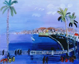 Baie des Anges, Nice, c.1926 (óleo sobre tela)