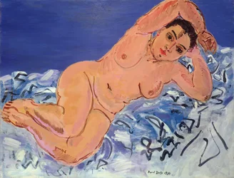 Azul grande Nude