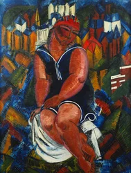 Mulher Grande Banhista; Le Grande Baigneuse