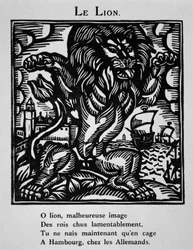 O leão - em "Le Bestiaire ou cortège d