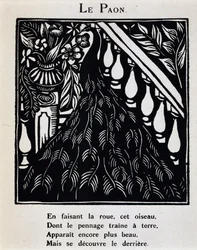 O pavão - em “Le Bestiaire ou cortège d