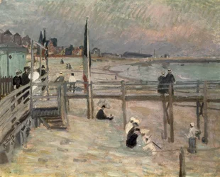 Na praia de Sainte-Adresse