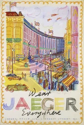 Regent Street, c.1936 (guache sobre papel)