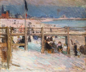 A praia de Sainte-Adresse