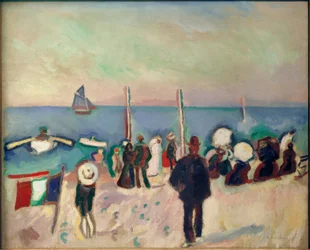 A praia de Sainte-Adresse