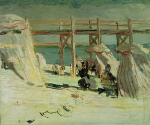 O quebra-mar de Sainte-Adresse