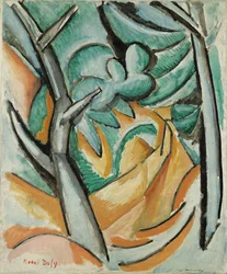 As árvores verdes