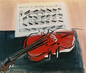 O Violino Vermelho, c.1948 (óleo sobre tela)