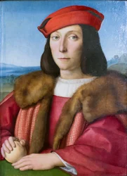 Retrato de jovem com uma maçã, possivelmente Francesco Maria della Rovere, cerca de 1505 (pintura)