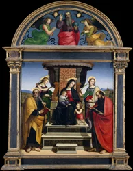 Madonna e Criança Entronizada com Santos, ca. 1504
