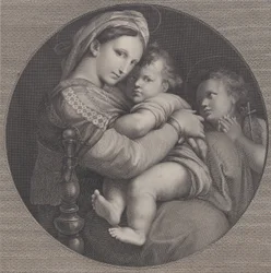 Madonna da cadeira Madonna della Seggiola, 1793.