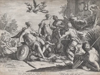 O Julgamento de Paris, 1589.