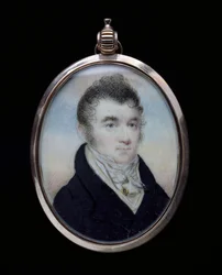 Retrato de JS Willett, c.1810 (aquarela sobre marfim)