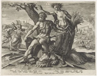 Temperamento Cholerisch (título no objeto) Vier temperamenten (título da série)