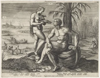 Temperamento Flegmatisch
Phlegmaticus (título sobre o objecto)
Vier temperamenten (título da série)