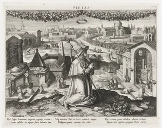 Pietas como a personificação da piedade
Pietas (título sobre o objecto)
Principais ocupações de um príncipe (título da série)
Esquema, seu speculum principum (título da série)