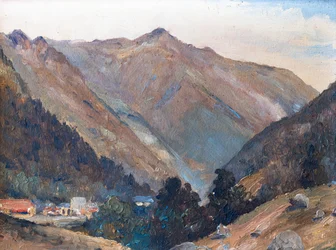 Paisagem de montanha (Pirinéus)