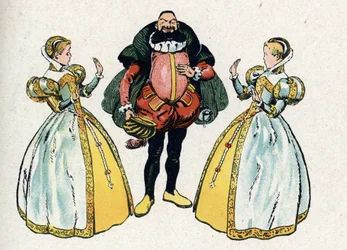 "Barbe-Bleue" dos contos de fadas de Charles Perrault (ilustração), cerca de 1920