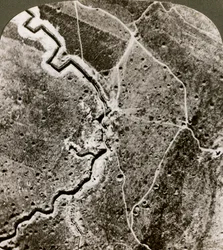 Fotografia aérea das linhas alemãs, Primeira Guerra Mundial, 1914-1918