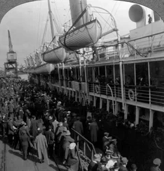 Corpo de aviação que embarca em um navio, Primeira Guerra Mundial, 1914-1918.