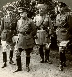 Sir John French, Comandante em Chefe do BEF, França, Primeira Guerra Mundial, 1914-1915.