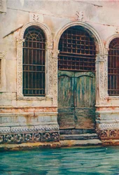 Uma porta renascentista, Veneza, c1903