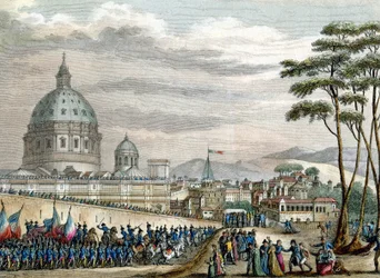O exército francês em Roma
