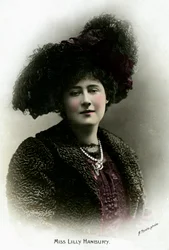 Lily Hanbury 1874-1908, atriz inglesa, início do século XX.