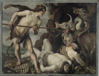 Cadmus matando o dragão