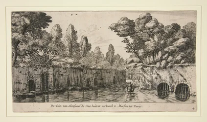 O Jardim de Monsieur de Nue em S. Marsiou, subúrbio de Paris