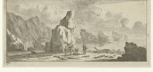 Paisagem marítima com navios naufragados
Vários Embarques e outros Falsos (título da série)
Vários embarques e outros defeitos (título da série)