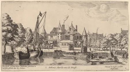 Nieuwmarkt com St. Anthonis Waag (S. Anthonis Markt com o Waegh)
