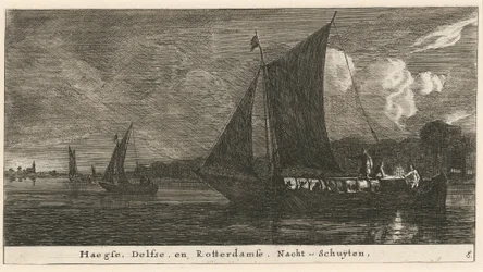 Os barcos noturnos para Haia, Delft e Amsterdã